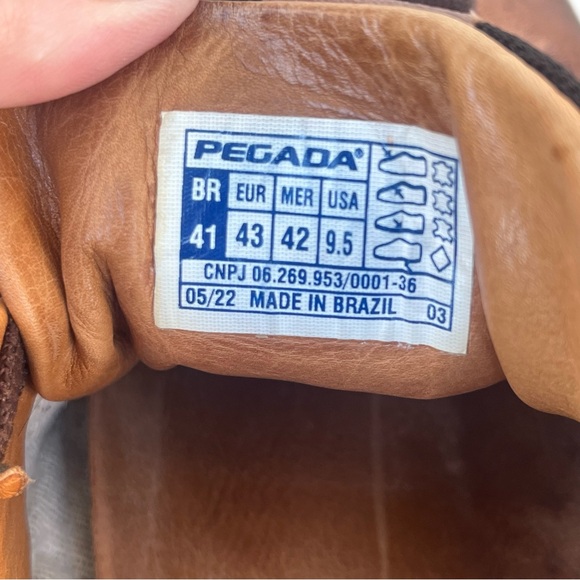 Pegada Townsend Leather Brown Lace Up Casual Walking Sneakers Shoes - Picture 12 of 16